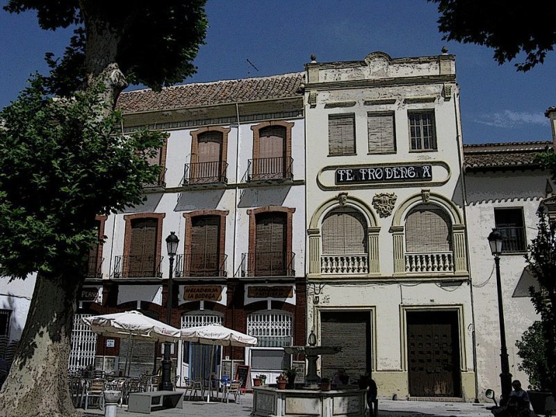 Vista principal del teatro Teatro Dengra ubicado en Baza. Espacio cultural para eventos y espectáculos