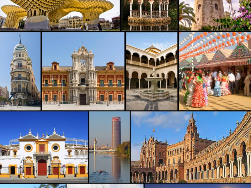 Vista principal del teatro Plaza de toros de Sevilla ubicado en Sevilla. Espacio cultural para eventos y espectáculos