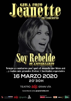 Jeanette en concierto - SOY REBELDE