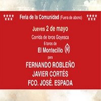 CORRIDA GOYESCA 2 DE MAYO 2024