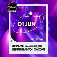 Rastro live presenta: Keirani, Espiritu Santo y Xácome