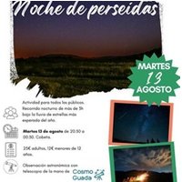 Senderismo Nocturno Perseidas