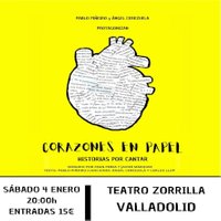 Corazones en papel