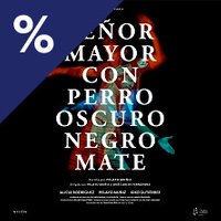 Sr. Mayor con Perro Oscuro Negro Mate