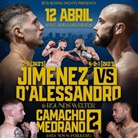 BCN Boxing Nights Jimenez - D&apos;Alessandro