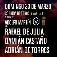 CORRIDA DE TOROS 23 MARZO 2025