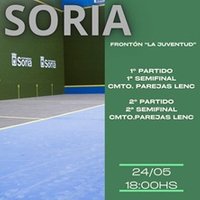 Soria: Semifinales CMTO Parejas Lenc