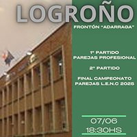 LOGROÑO: Final campeonato parejas 2025