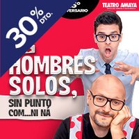 Dos hombres solos sin punto com, ni ná