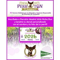 Cartel del evento Perrotón Madrid 2026 Nicka Run