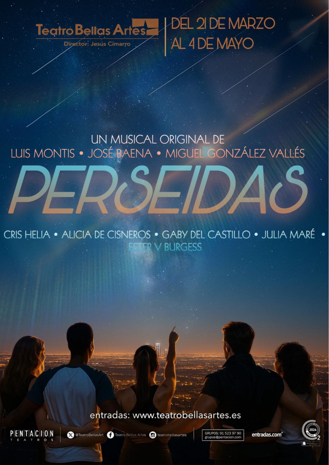 Cartel de Perseidas - El Musical - Otros en Teatro Bellas Artes