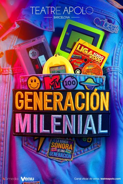 Cartel del evento Generación Milenial en teatro Teatre Apolo Barcelona. Otros desde €
