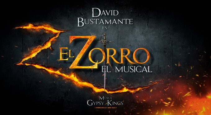 Cartel del evento El Zorro, El Musical en teatro Teatro La Latina. Otros desde €