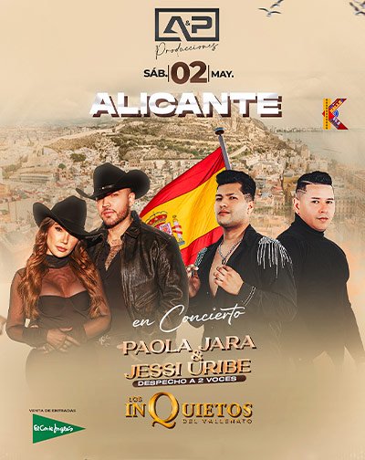 Paola Jara & Jessie Uribe y Los Inquietos del Vallenato - Obra de Otros en VB Spaces