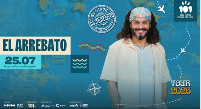 Cartel del evento El Arrebato - 101 Music Festival 2026