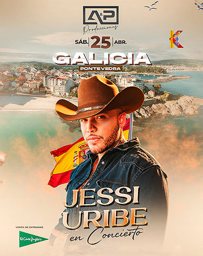 Cartel del evento Jessi Uribe - Pontecesures