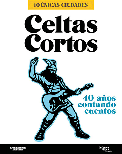 Cartel de Celtas Cortos - 40 Años Contando Cuentos - A CORUÑA - Otros en Sala Pelícano