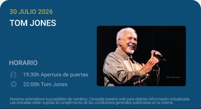 Tom Jones - Noches del Botánico 2026