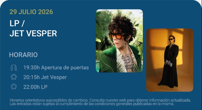 LP / Jet Vesper - Noches del Botánico 2026