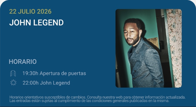 John Legend - Noches del Botánico 2026