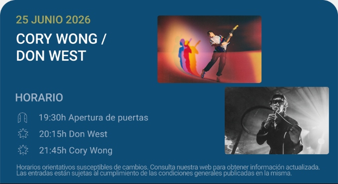Cory Wong / Don West - Noches del Botánico 2026