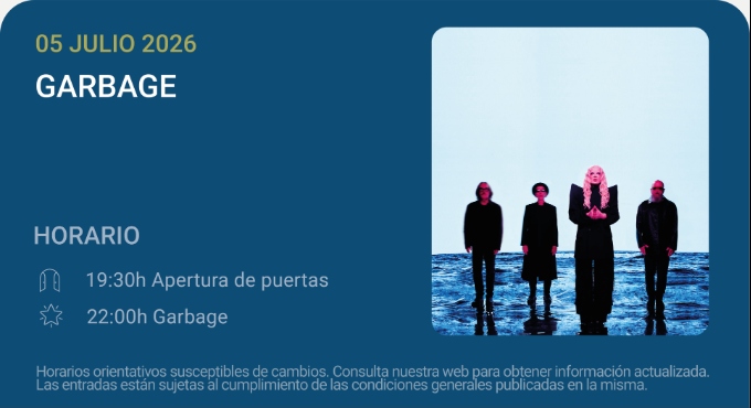 Garbage - Noches del Botánico 2026