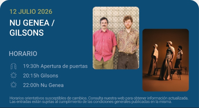 Nu Genea Live Band / Gilsons - Noches del Botánico 2026