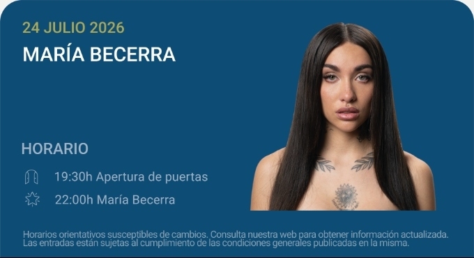 Maria Becerra - Noches del Botánico 2026