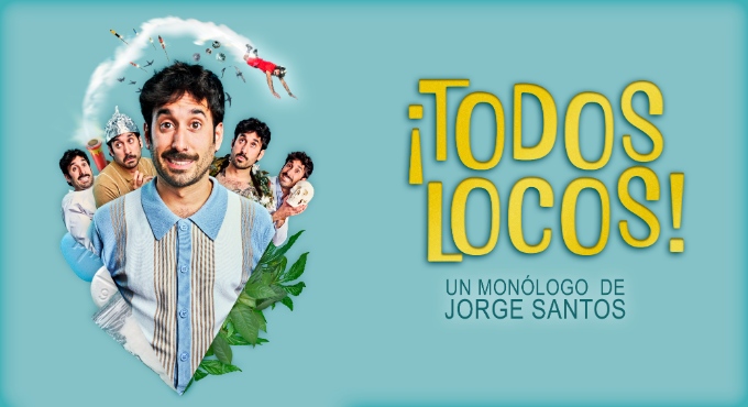 Cartel y póster de ¡Todos Locos! Un Monólogo Sobre Salud Mental - Jorge Santos - Cornellà de Llobregat, obra de Otros en Kinepolis Splau, Cornellà de Llobregat