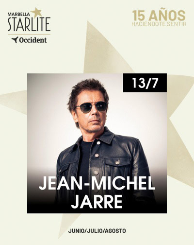 Cartel del evento Jean-Michel Jarre - Starlite Occident 2026