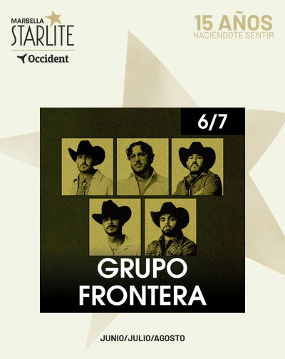 Cartel del evento Grupo Frontera - Starlite Occident 2026