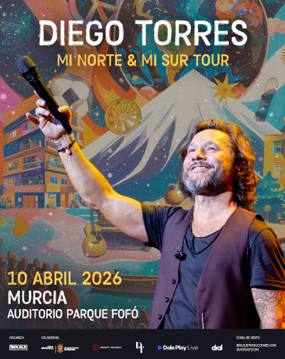 Cartel del evento Diego Torres - Mi Norte & Mi Sur - Murcia