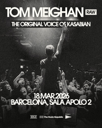 Cartel del evento Tom Meighan - Barcelona