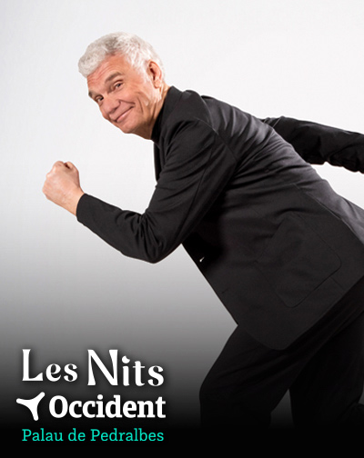 Cartel y póster de Carles Sans - Les Nits Occident, obra de Otros en Jardins del Palau de Pedralbes, Barcelona