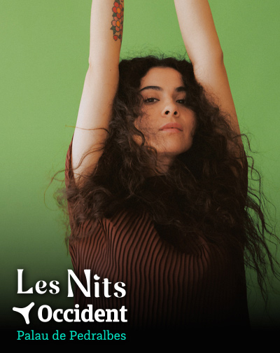 Cartel y póster de Silvana Estrada - Les Nits Occident, obra de Otros en Jardins del Palau de Pedralbes, Barcelona