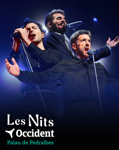 Cartel y póster de Il Volo - Les Nits Occident, obra de Otros en Jardins del Palau de Pedralbes, Barcelona