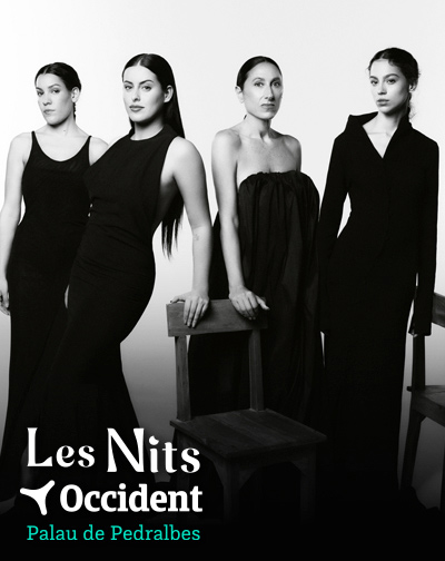 Cartel y póster de Las Migas - Les Nits Occident, obra de Otros en Jardins del Palau de Pedralbes, Barcelona