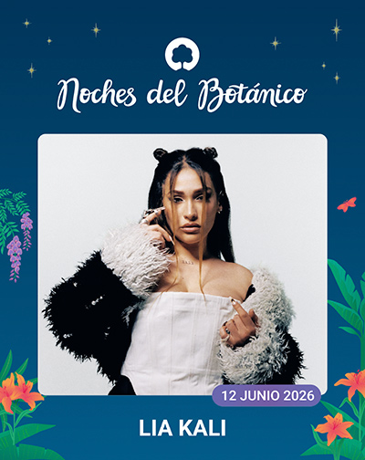 Cartel del evento Lia Kali - Noches del Botánico 2026