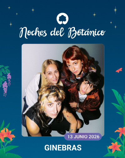 Cartel del evento Ginebras - Noches del Botánico 2026