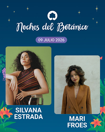 Cartel de Silvana Estrada & Mari Froes - Noches del Botánico 2026 - Otros en Real Jardín Botánico Alfonso XIII