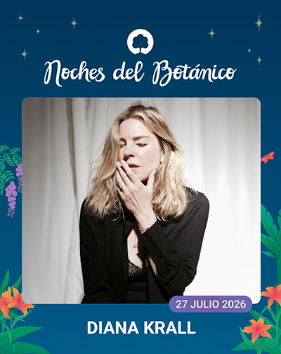 Cartel del evento Diana Krall - Noches del Botánico 2026