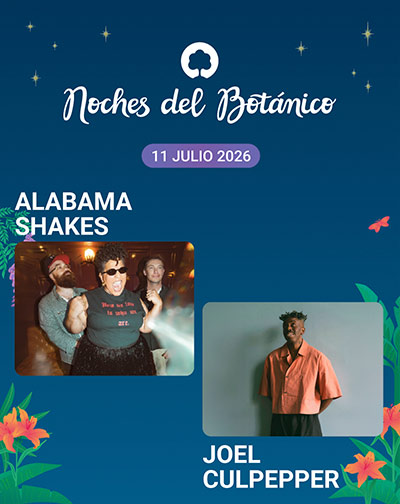 Cartel del evento Alabama Shakes / Dove Ellis - Noches del Botánico 2026