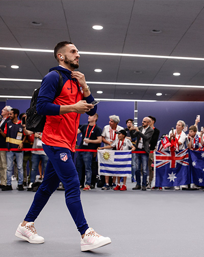 Cartel de Atlético de Madrid: Team Arrival + Partido - Otros en Riyadh Air Metropolitano