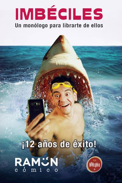 Cartel del evento IMBÉCILES – Ramón Cómico - Barcelona