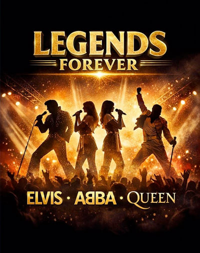 Legends Forever: Elvis, ABBA & Queen
