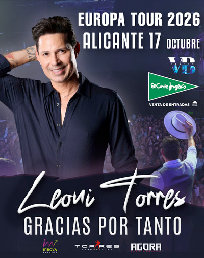 Leoni Torres - Gracias por tanto 2026 - Alicante/Alacant