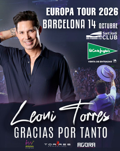 Leoni Torres - Gracias por tanto 2026 - Barcelona