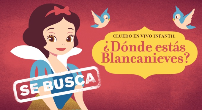 Imagen de Cluedo en vivo infantil ¿Dónde estás Blancanieves? - Otros en SohoClub