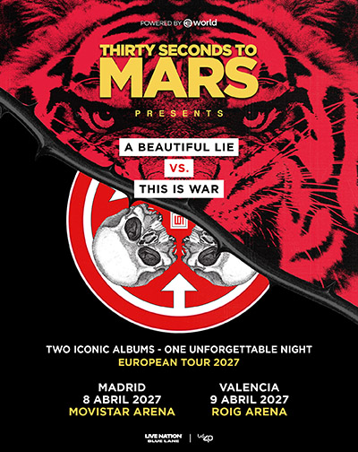 Thirty Seconds to Mars Presents A Beautiful Lie vs This Is War - Madrid