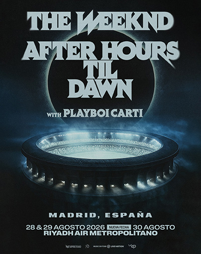 Cartel y póster de The Weeknd: After Hours Til Dawn Tour VIP, obra de Otros en Estadi Olimpic Lluis Companys, Barcelona